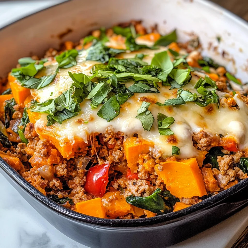Ground Turkey Sweet Potato Casserole