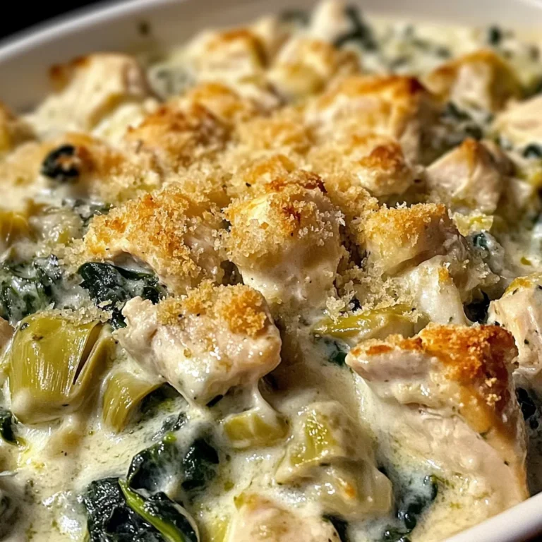 High-Protein Spinach and Artichoke Chicken Casserole: An Incredible Ultimate Meal