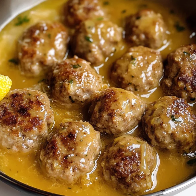 Keftedes In Lemon Sauce