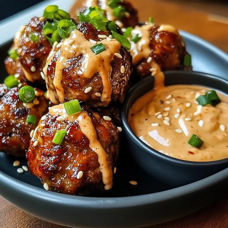 Korean BBQ Meatballs with Spicy Mayo Dip: A Flavor-Packed Beginner-Friendly Recipe