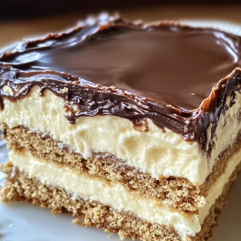 No-Bake Eclair Cake