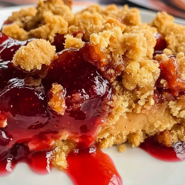 Peanut Butter and Jelly Cobbler