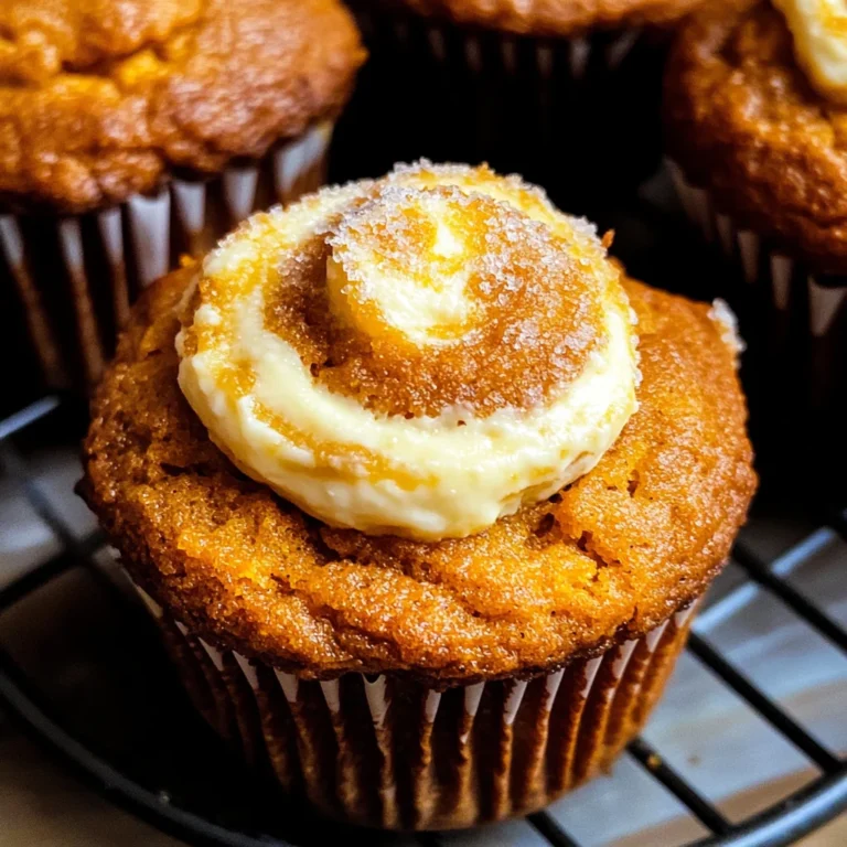 Pumpkin Cream Cheese Muffins