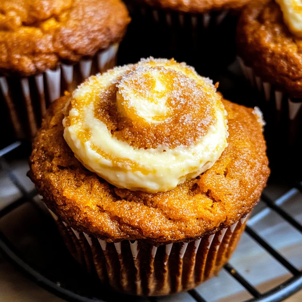 Pumpkin Cream Cheese Muffins