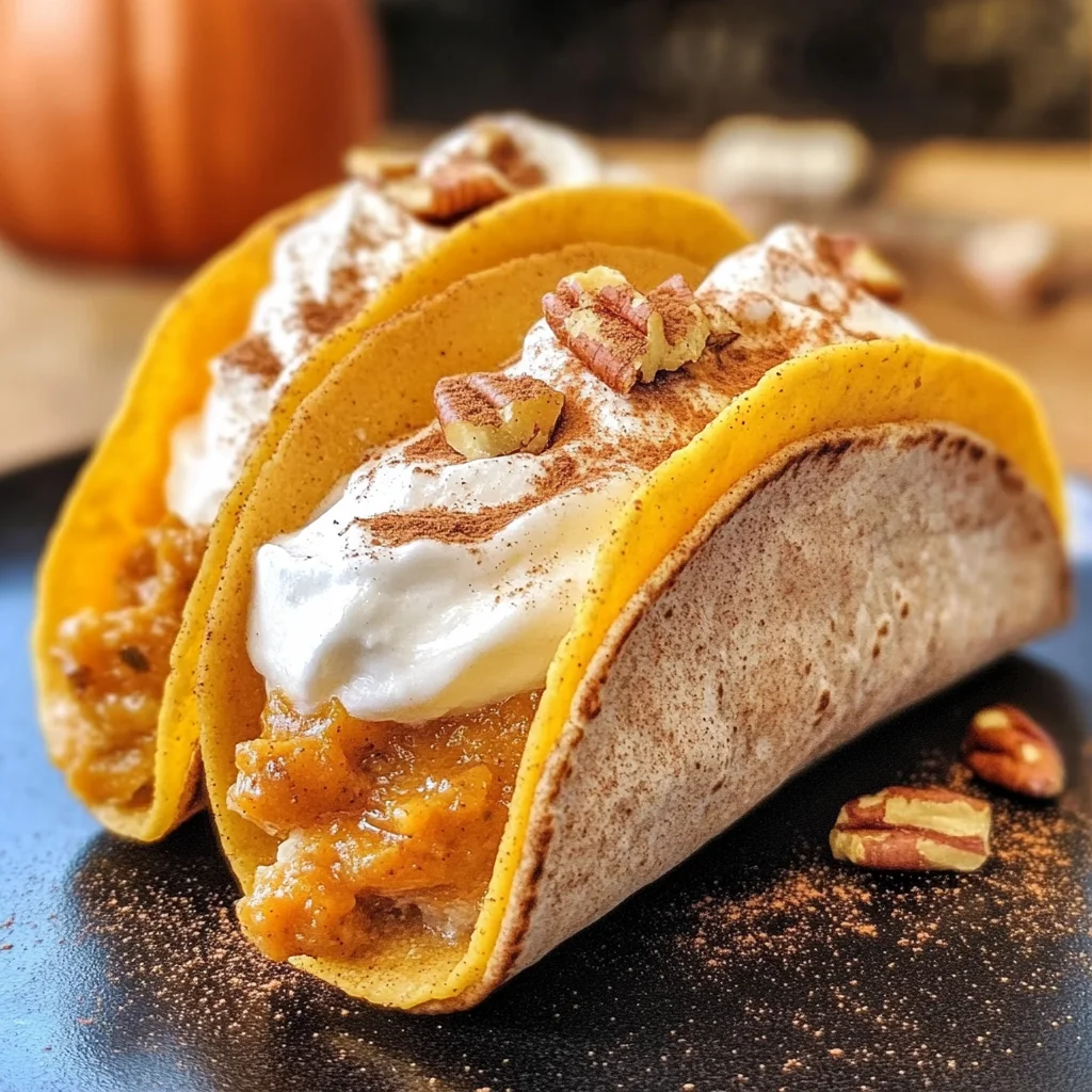 Pumpkin Pie Tacos