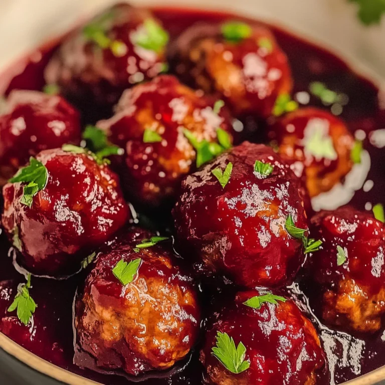 Quick Cranberry Meatballs (Christmas Recipe)