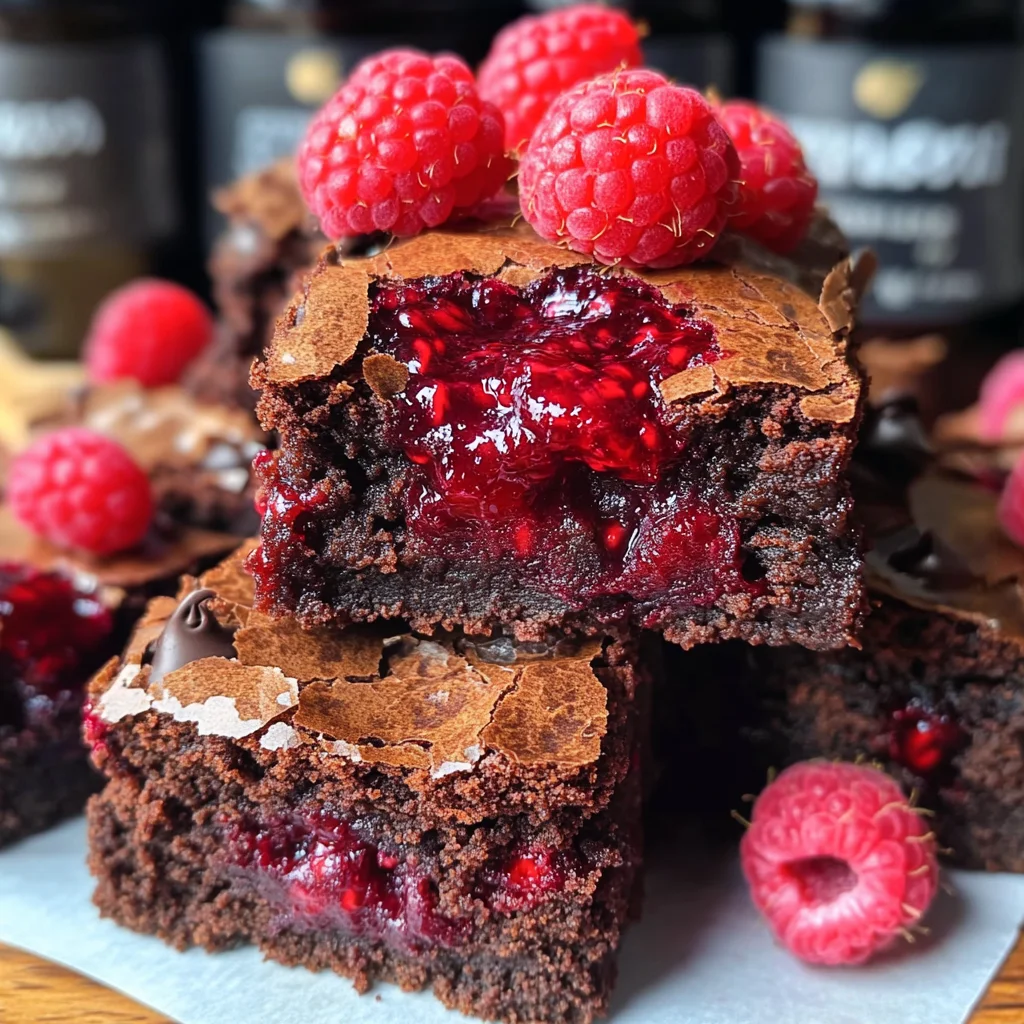 Raspberry Brownies