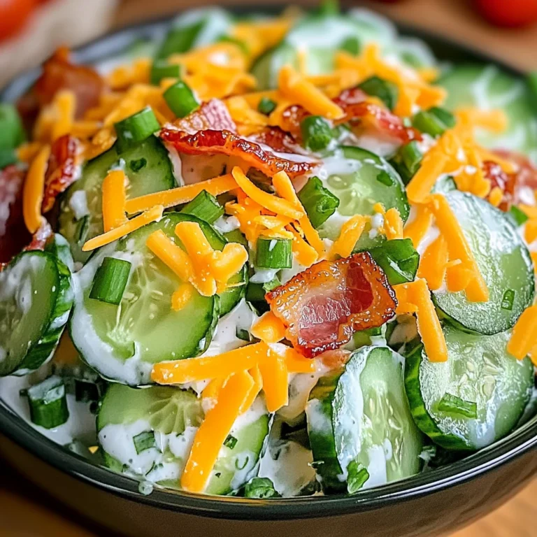 Refreshing Cucumber Ranch Crack Salad Recipe