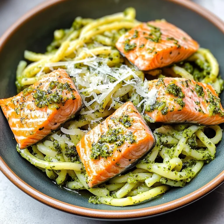 Salmon Pesto Pasta