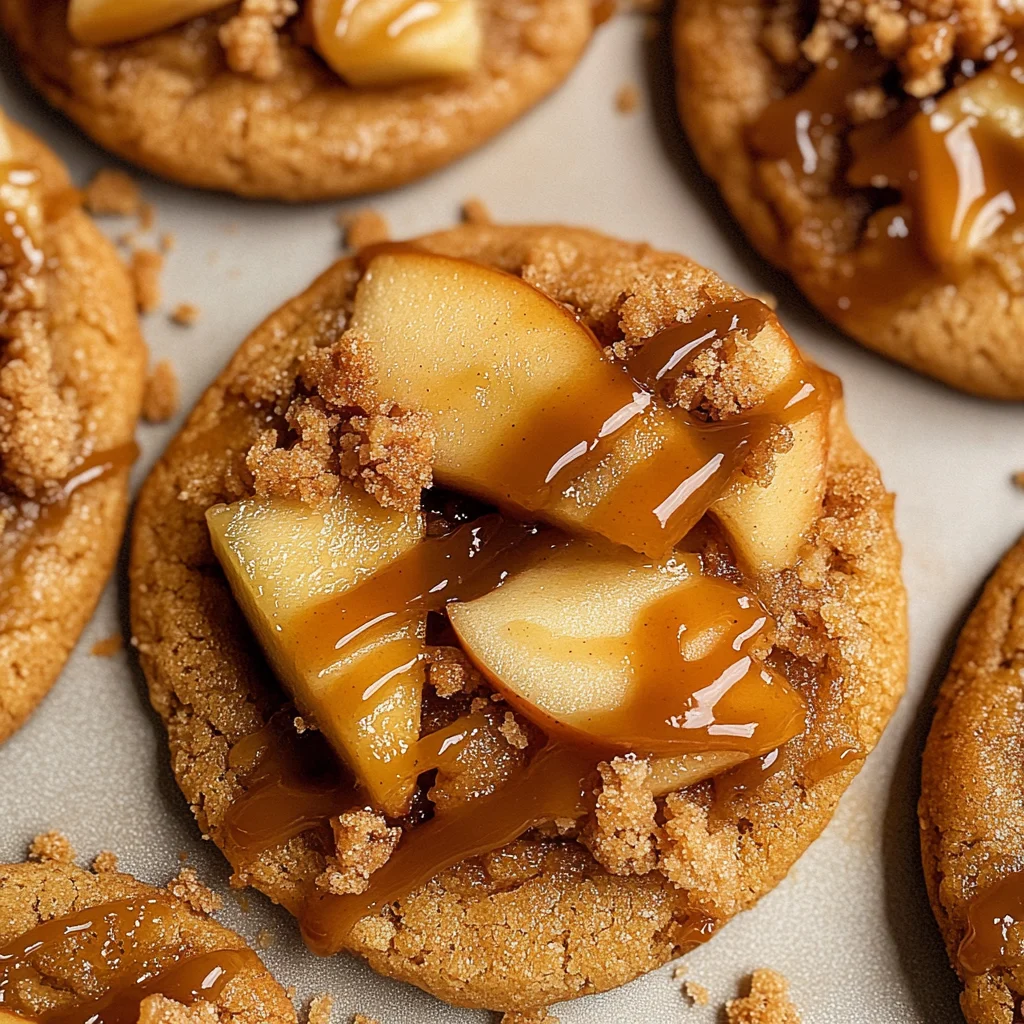 Salted Caramel Apple Pie Cookies