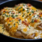 Smothered Cheesy Sour Cream Chicken