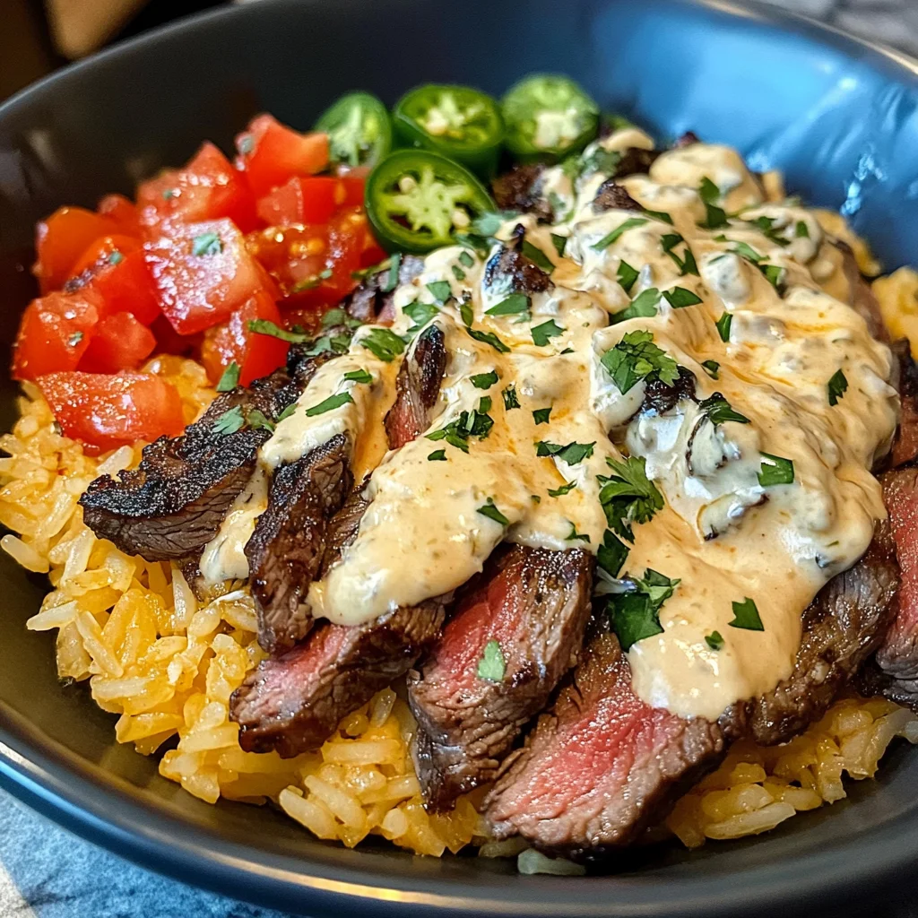Steak Queso Rice : A Flavorful Recipe