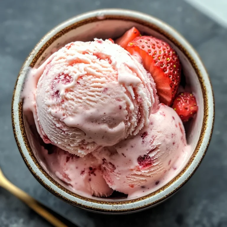 Strawberry Coconut Ice Cream