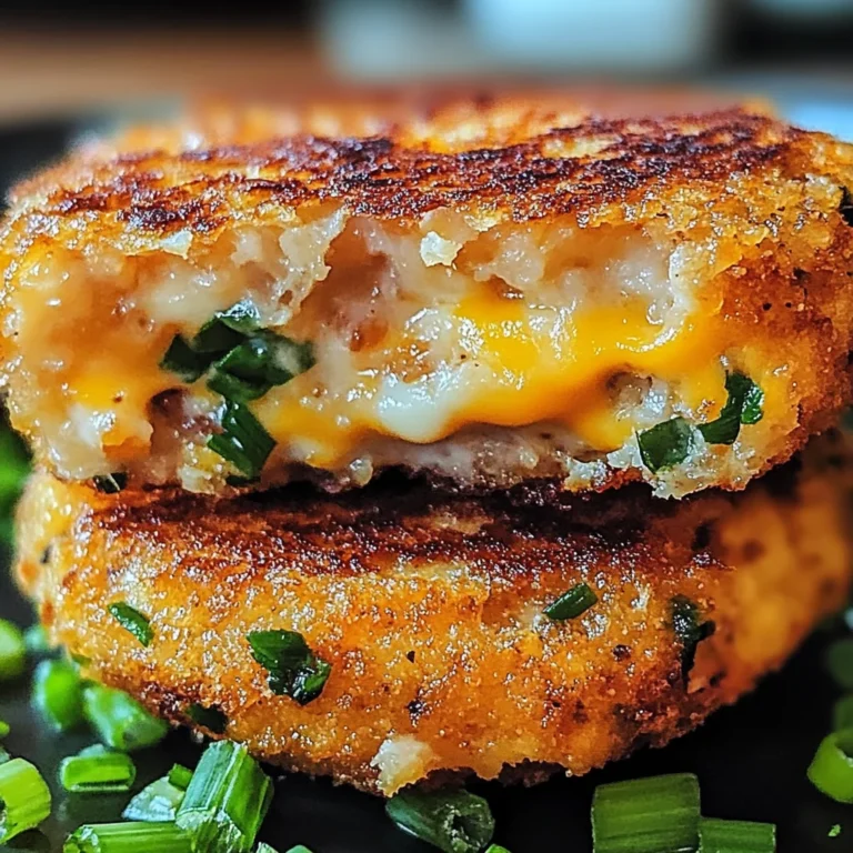 Tuna Melt Patties Recipe