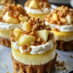 Apple Crisp Mini Cheesecakes