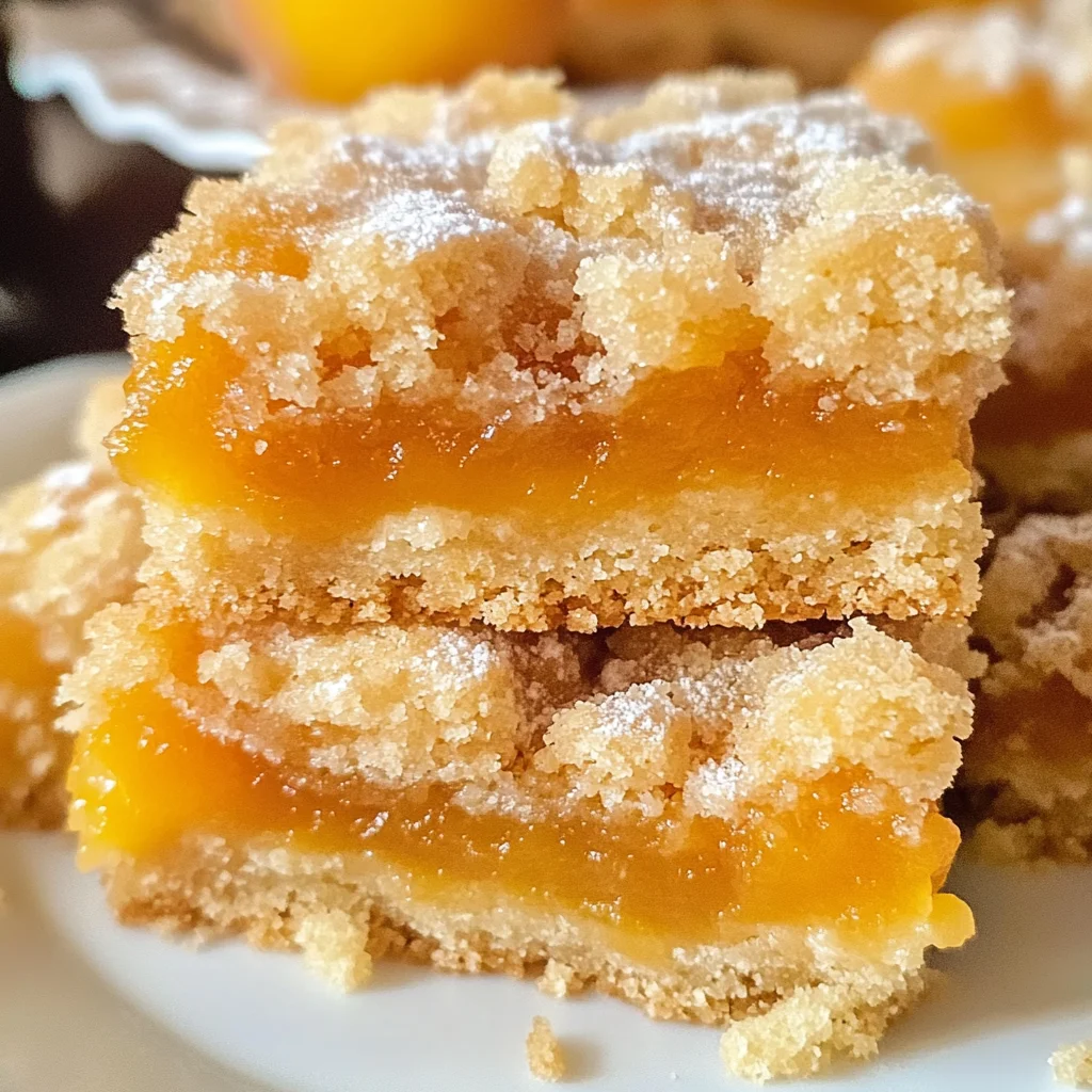 Apricot Shortbread Bars Recipe