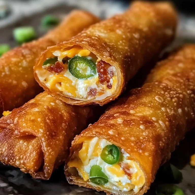 Bacon Jalapeño Eggrolls