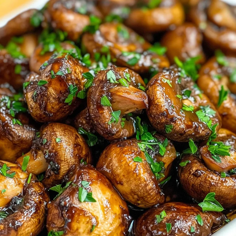 Balsamic Roasted Mushrooms