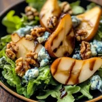 Caramelized Pear and Blue Cheese Salad: A Sweet and Savory Delight