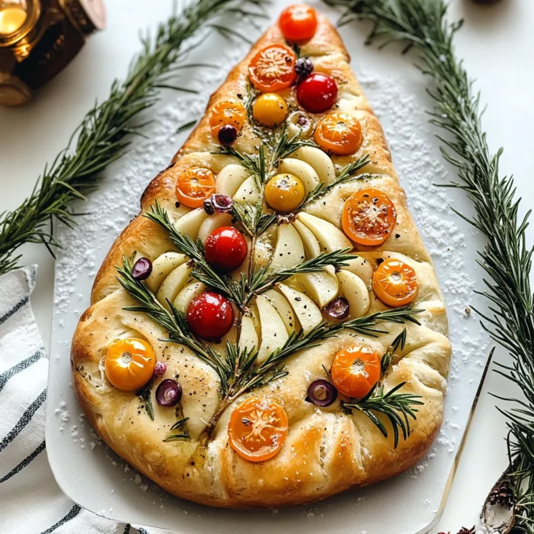 Christmas Tree Focaccia