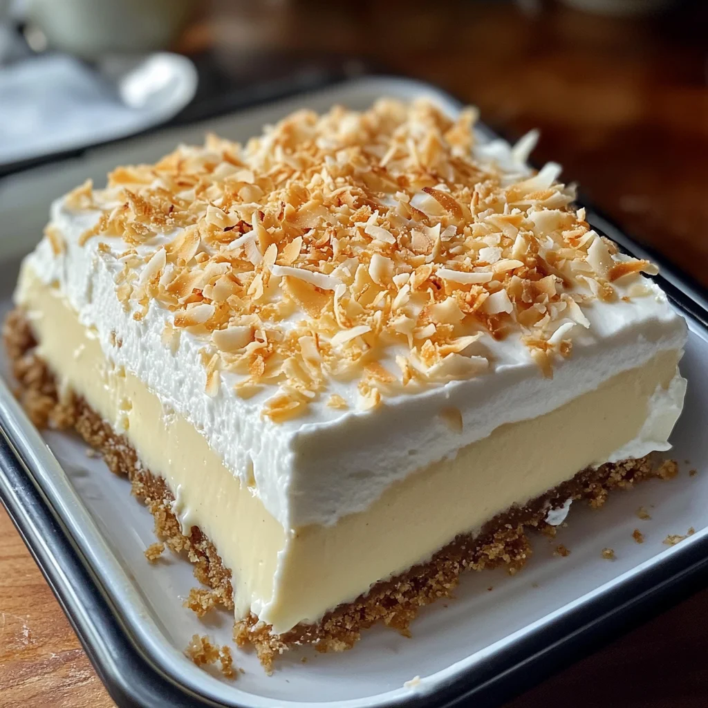 Coconut Cream Lush: A Creamy, No-Bake Dessert for Every Occasion