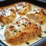Creamy Baked Chicken with Parmesan and Garlic