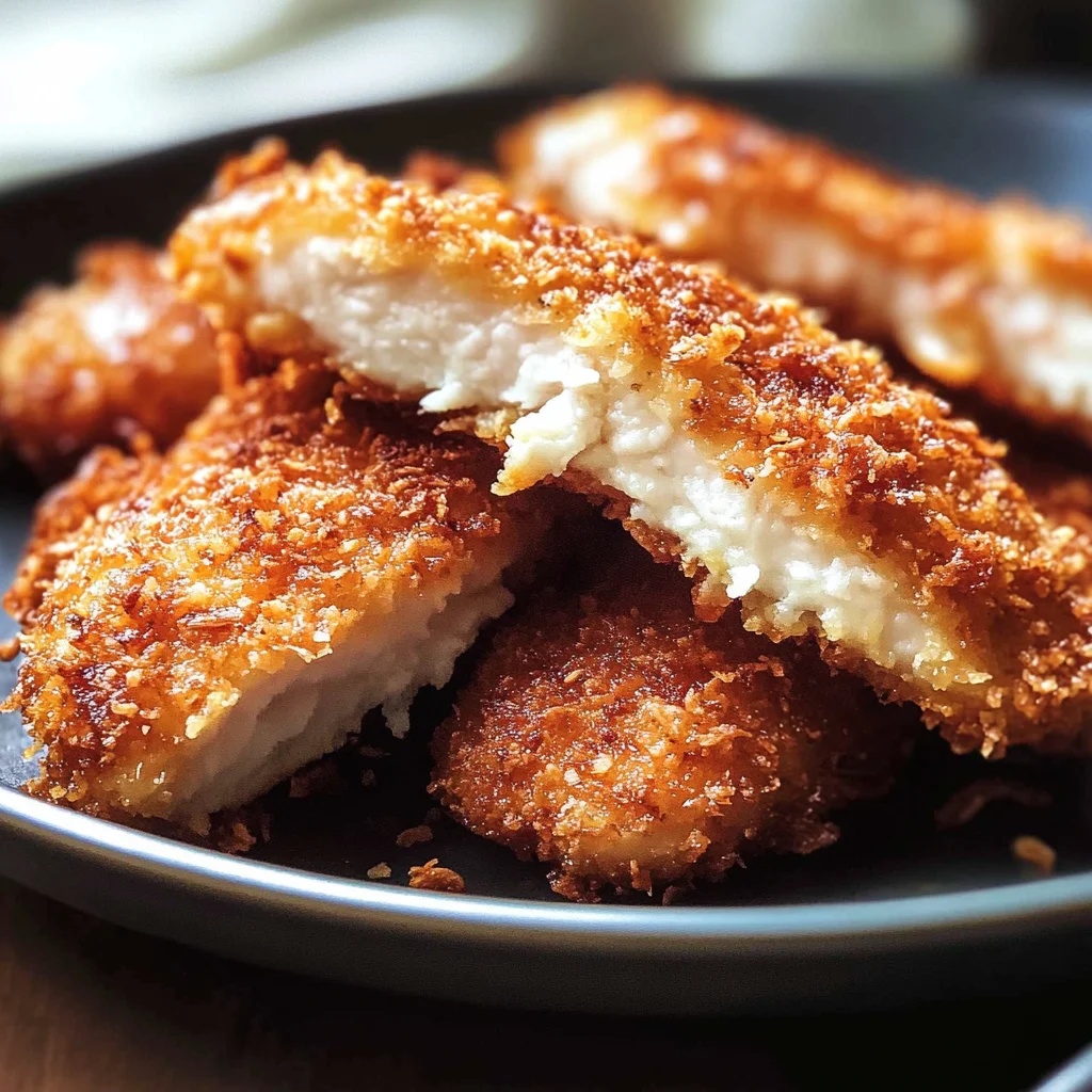 Crispy Coconut Chicken Tenders