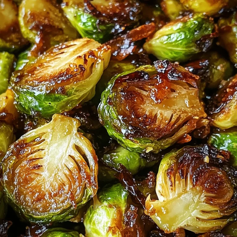Crispy Honey Balsamic Brussels Sprouts