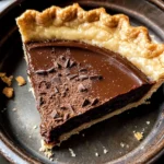 Dark Chocolate Chess Pie