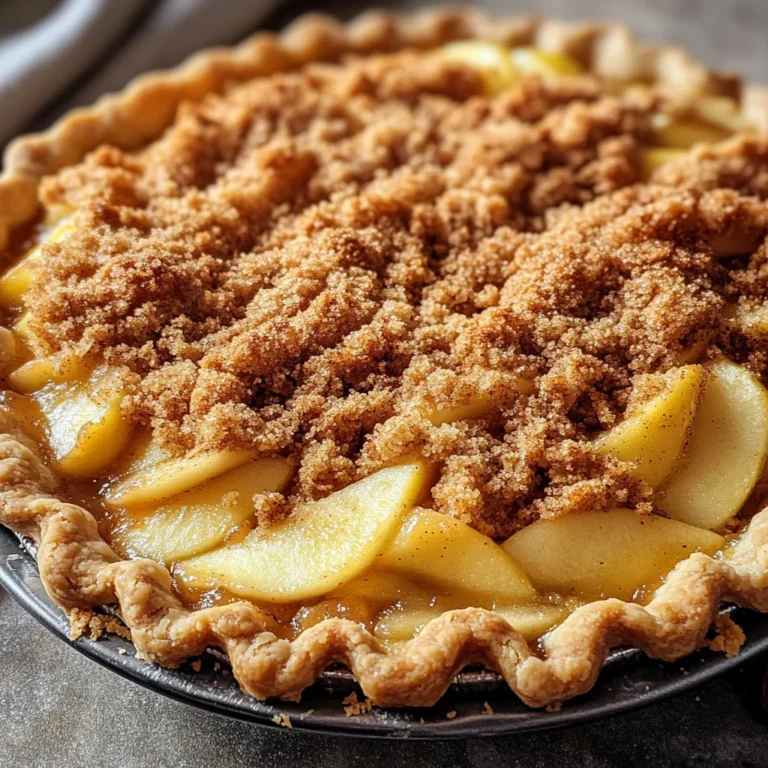 Dutch Apple Pie (with a Buttery Crumb Topping)