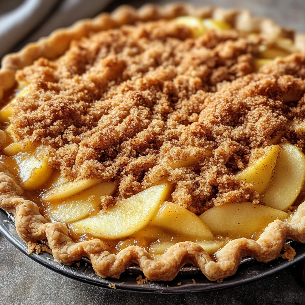 Dutch Apple Pie (with a Buttery Crumb Topping)