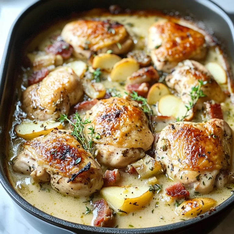 French Chicken Casserole a la Normande