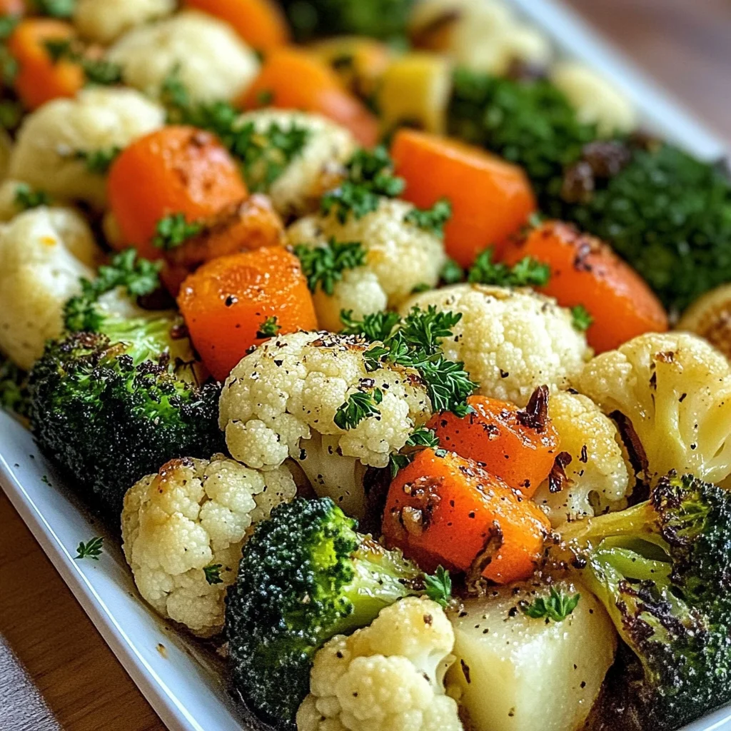 Garlic Roasted Vegetables