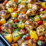 Hawaiian Chicken Sheet Pan Dinner
