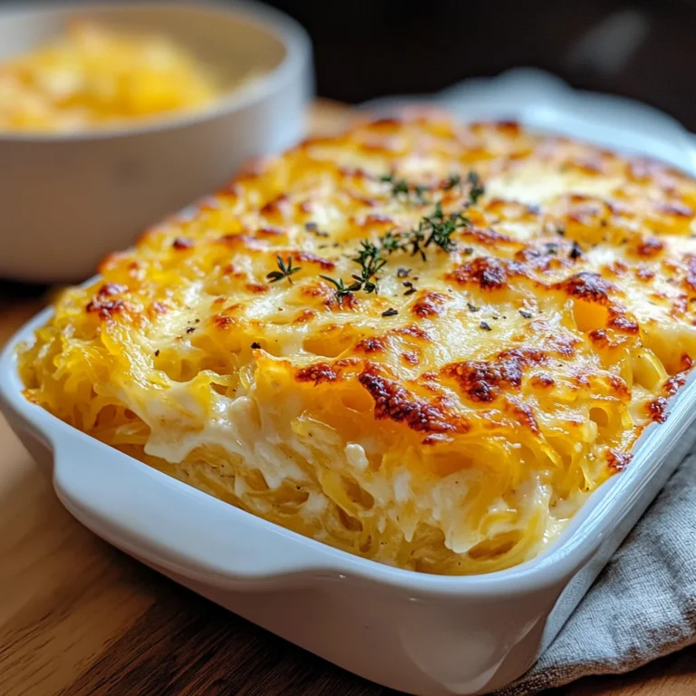 Healthy Spaghetti Squash Au Gratin