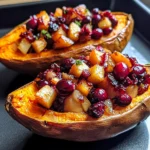 Indulge in Cranberry Apple Twice-Baked Sweet Potatoes This Fall!