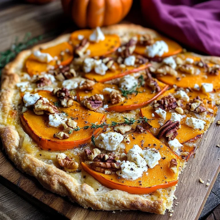 Kürbis-Flammkuchen mit Feta