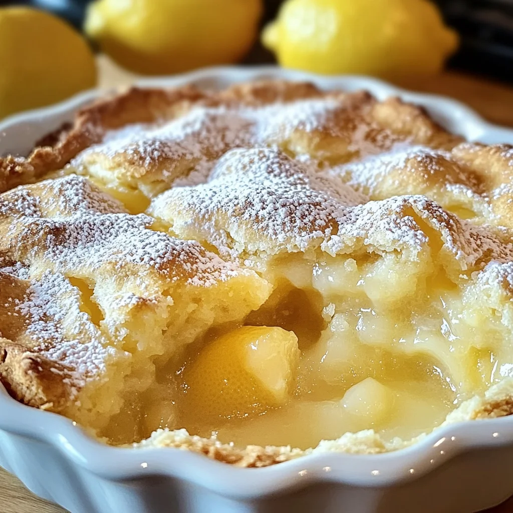 Magic Lemon Cobbler Recipe: A Delightful Dessert Experience