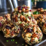 Mini Cranberry Pecan Goat Cheese Balls