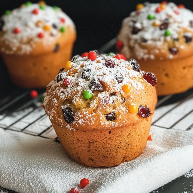 Moist Christmas Stollen Muffins