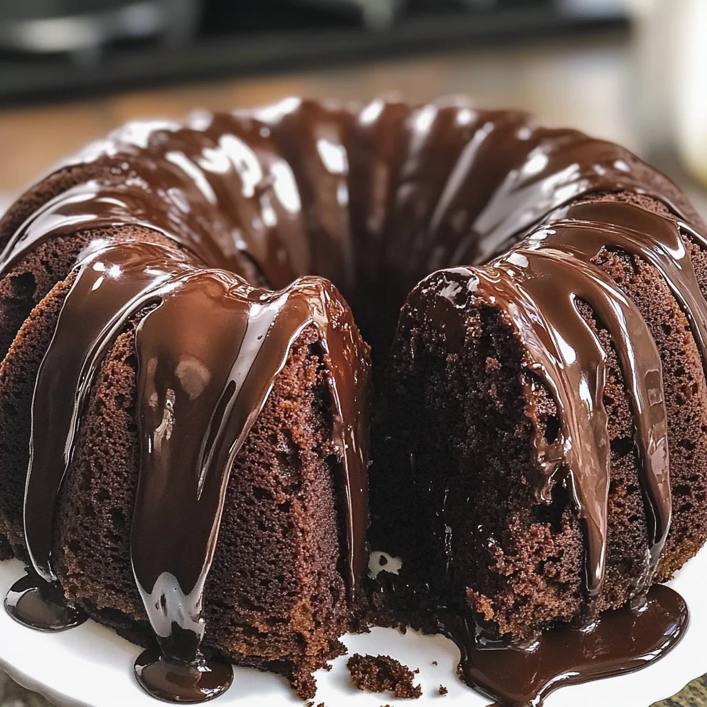 Nanny’s Chocolate Fudge Brownie Cake