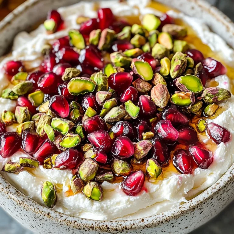 Pomegranate Pistachio Whipped Feta