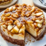 Salted Caramel Apple Pie Cheesecake