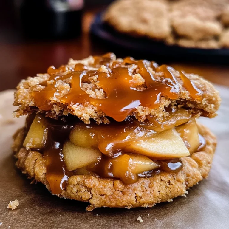 Salted Caramel Apple Pie Cookies