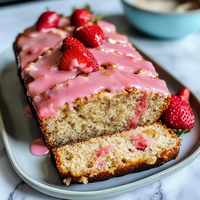 Strawberry Banana Bread Recipe
