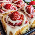 Strawberry Cheesecake Cinnabon Rolls Recipe