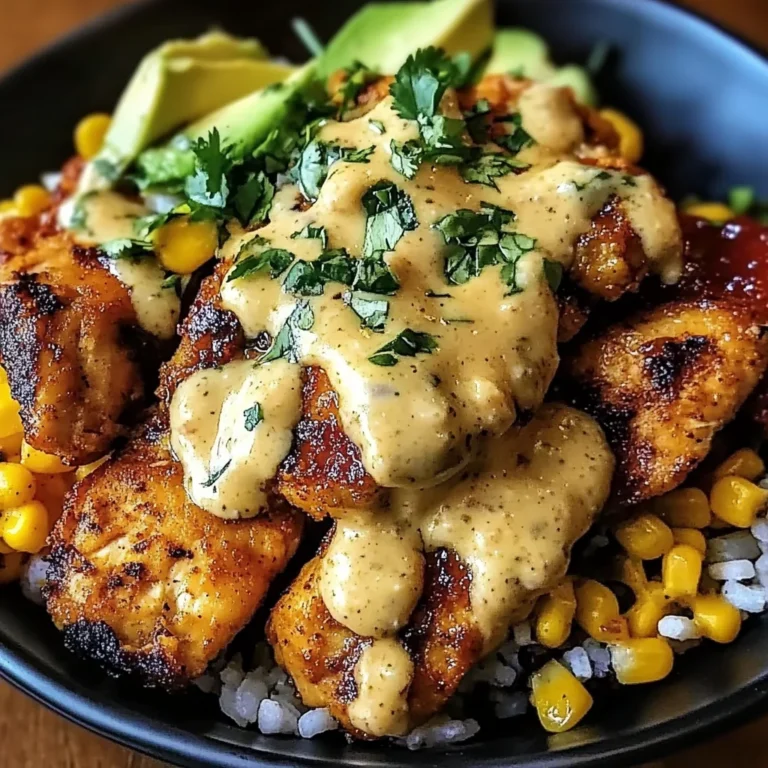 Street Corn Chicken Bowl: A Flavorful & Easy Recipe