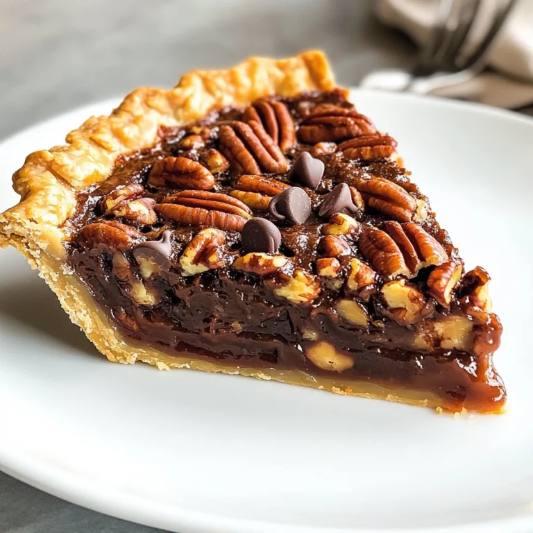 Texas Chocolate Pecan Pie