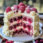 White Chocolate Raspberry Dream Cake : A Heavenly Dessert