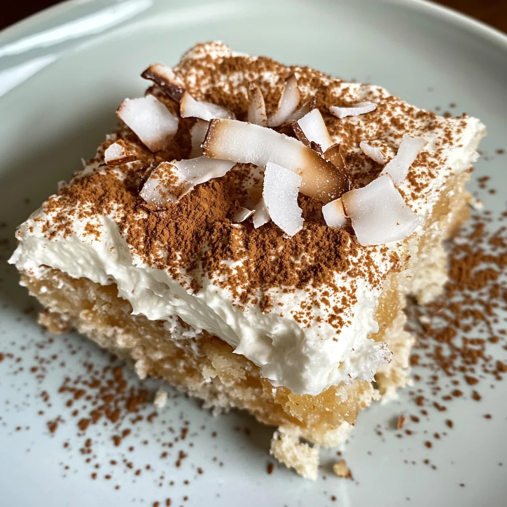 Coconut Rum (Coquito) Tiramisu